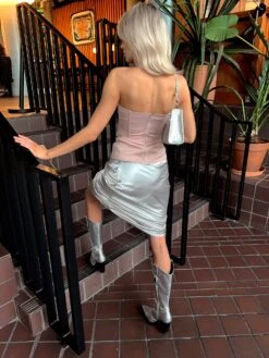 Glamorous Blush Top-Stitched Strapless-Bustier 8 Glamorous Blush Top-Stitched Strapless-Bustier -Glamorous Shop GS0549 H33 02