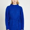 Glamorous Royal Blue Knitted Mini Dress With Tie Belt -Glamorous Shop LC1029 ROY 01