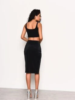 Glamorous Black Velvet Crop Top 7 Glamorous Black Velvet Crop Top -Glamorous Shop LC12371