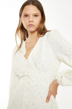 Glamorous Cream Peach Ditsy Mini Dress -Glamorous Shop TM0157A DF22 04