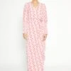 Glamorous White-Red-Pink-Floral Wrap Maxi Dress -Glamorous Shop TM0185A DI01 01