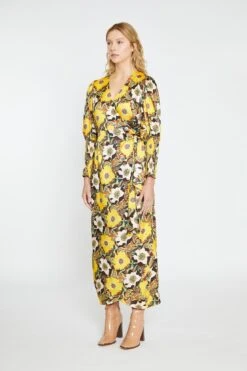 Glamorous Psychedelic Multi-Floral Wrap Maxi-Dress -Glamorous Shop TM0185B DJ02 01