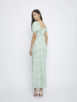 Glamorous Green Paisley Floral Midi Dress -Glamorous Shop TM03443