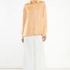 Glamorous Apricot Satin Long Sleeve Shirt -Glamorous Shop TM0851B DM39 01 f31544ae ae50 43dc a3fc bbdedca42ab1