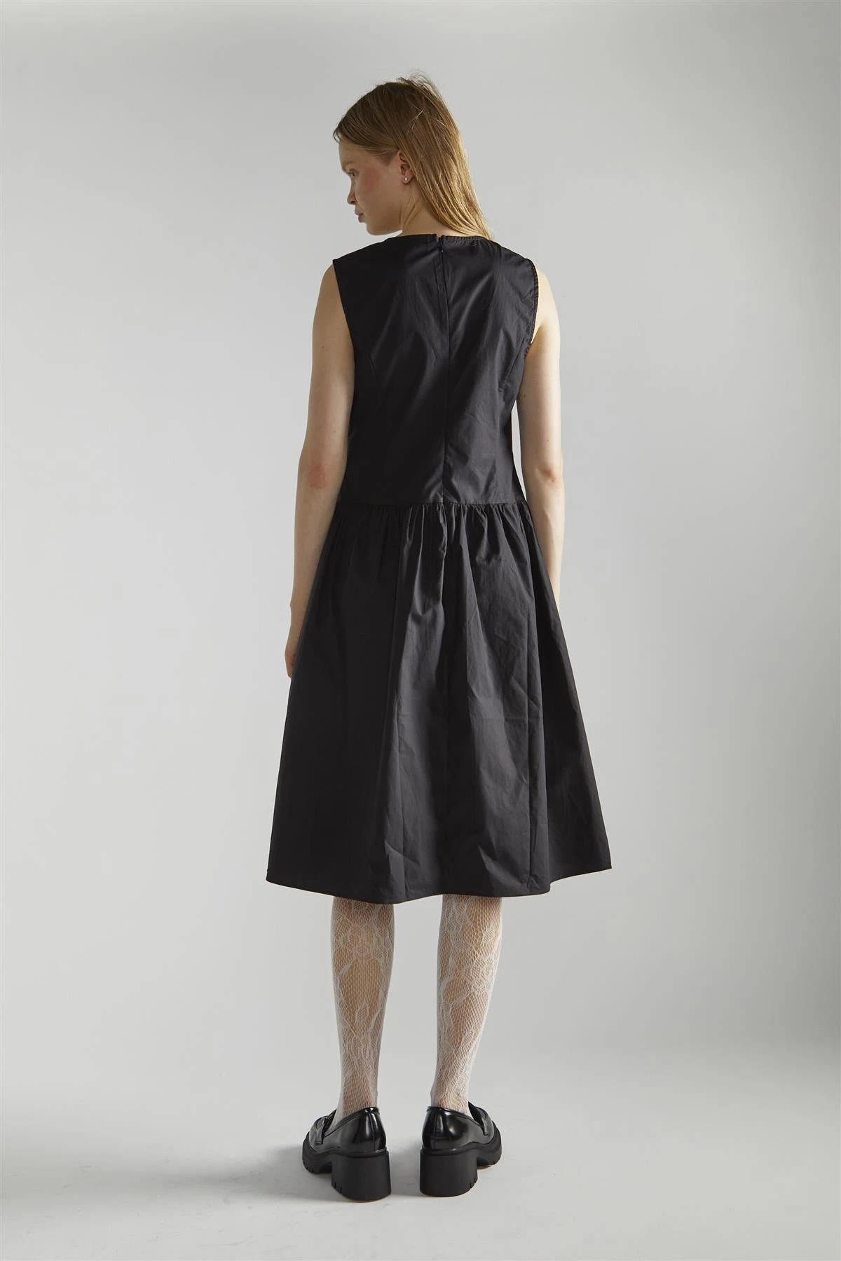 Glamorous Black A-Line Skater Midi-Dress 4 Glamorous Black A-Line Skater Midi-Dress - Image 2