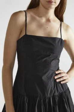 Glamorous Black Square-Neck Skater Midi-Dress -Glamorous Shop a1dc3152 6ce8 4b13 87f5 8ac12feb82bf