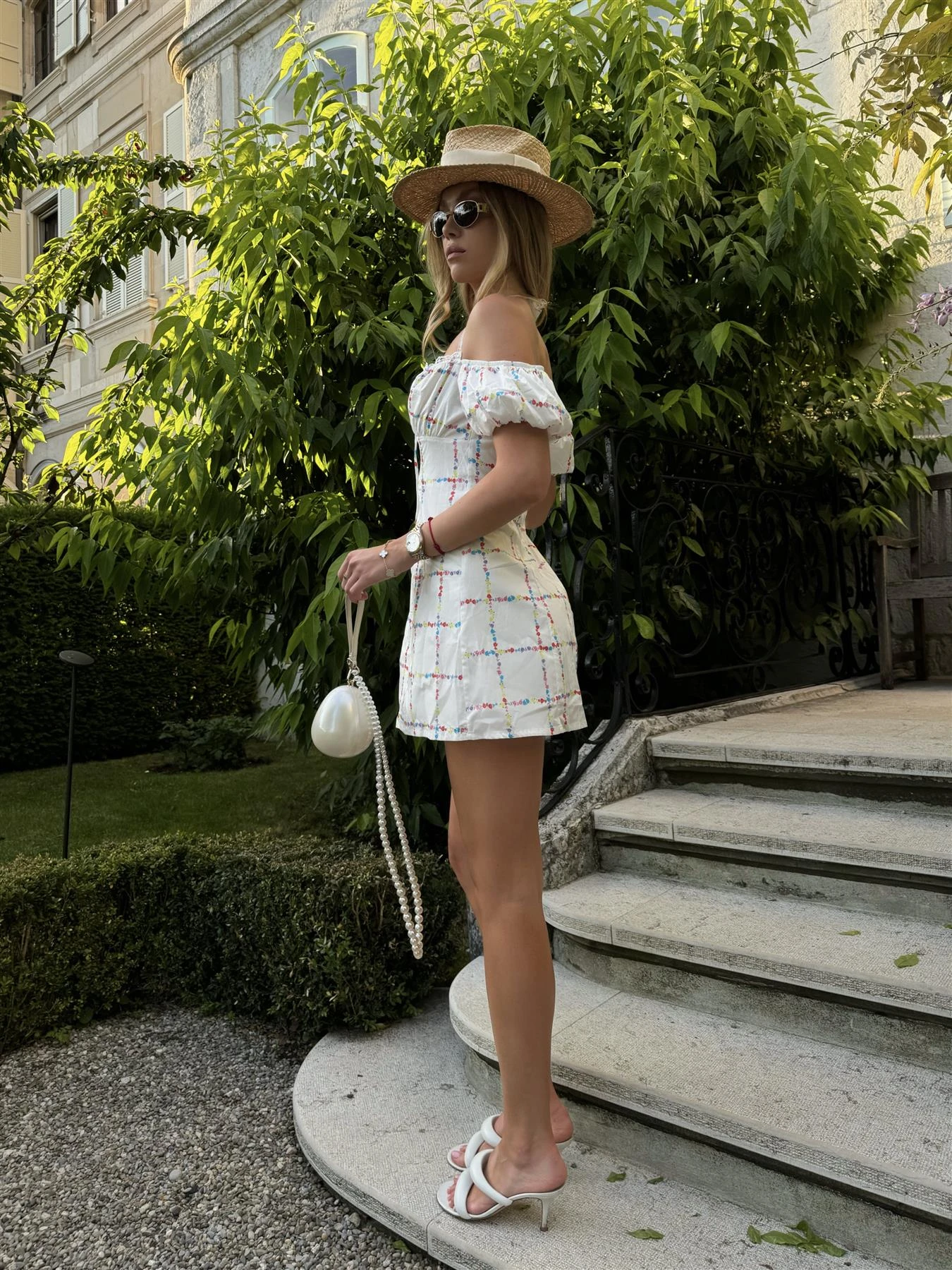 Glamorous Picnic Floral A-Line Mini-Dress 5 Glamorous Picnic Floral A-Line Mini-Dress - Image 3