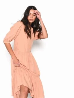 Glamorous Peach Long Sleeve Puff Midi Dress 8 Glamorous Peach Long Sleeve Puff Midi Dress -Glamorous Shop aa37388c 057c 46d6 a815 8b4433b71552