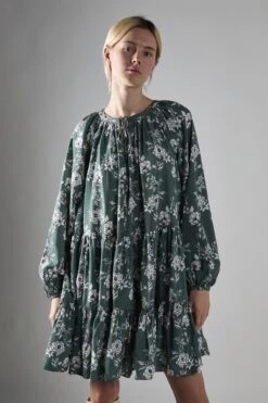 Glamorous Khaki White Floral Poplin Tiered Mini-Dress -Glamorous Shop b56b92f5 249e 4139 862d 06e0feff87bc