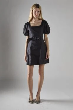 Glamorous Black Belted Peplum Mini-Dress -Glamorous Shop b7d0bfcb 9e3e 4bf1 a44e b10868eb899e