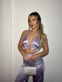 Glamorous Lilac O-Ring Crop-top -Glamorous Shop b9c4077c 7193 400d ae67 ca470e23cacd