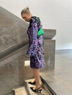 Glamorous Curve Mackenzie Flared Sleeve Sequin Mini-Dress - Petrol Mix -Glamorous Shop c6532ded 0910 4478 b0e5 b9876b090001