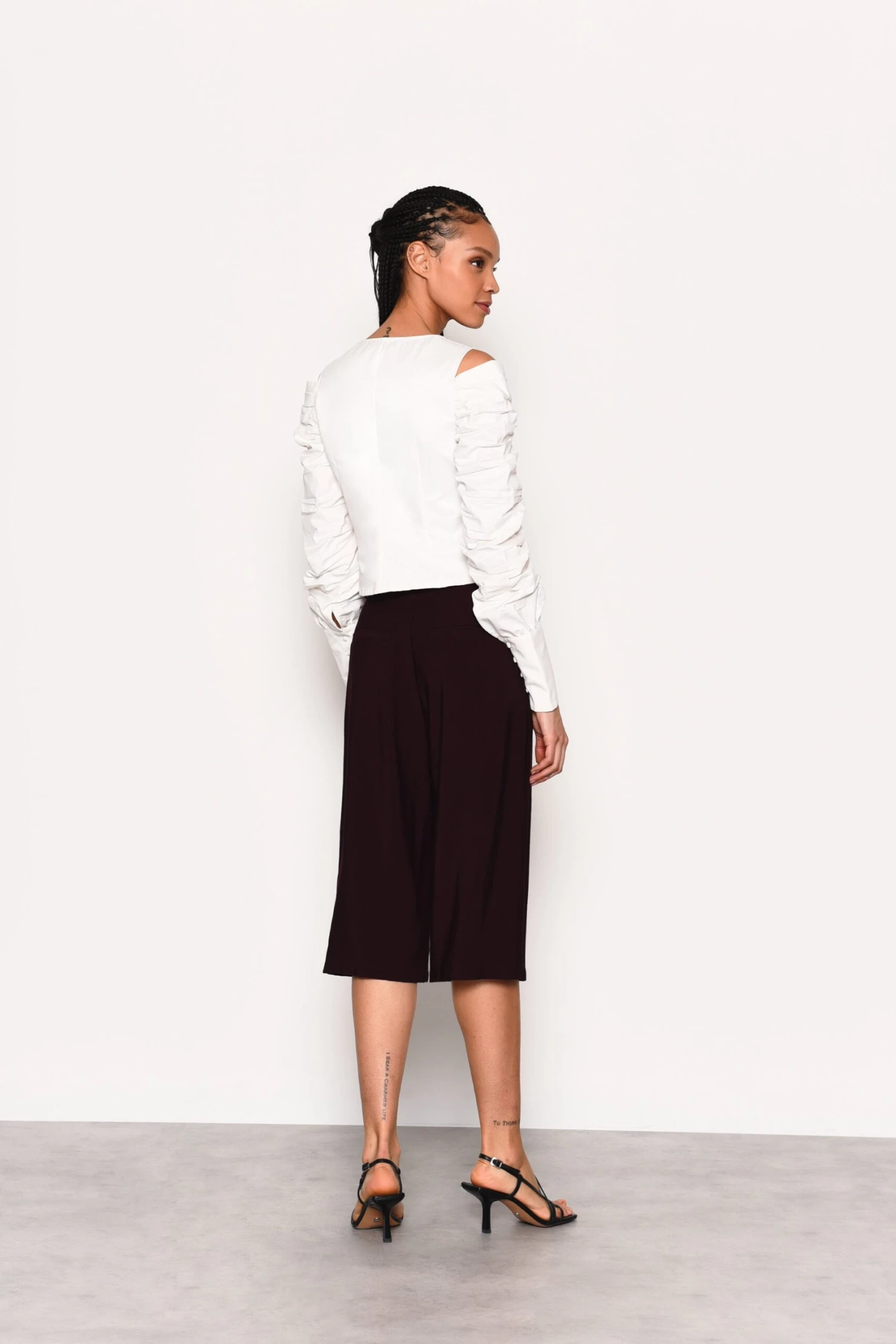 Glamorous Plum High Waisted Culottes 4 Glamorous Plum High Waisted Culottes - Image 2