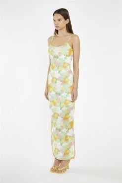 Glamorous Blurred-Flower Mesh Bodycon Maxi-Dress -Glamorous Shop d01abc60 a80b 49b3 9056 4011289fe654