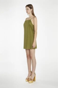 Glamorous Moss-Green Strappy Cami Mini-Dress -Glamorous Shop d0873126 d9d0 41f3 8991 9b860bbc4cc1