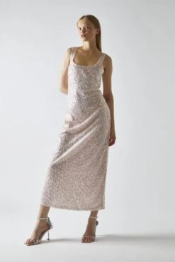 Glamorous Pink-Silver Sequin Square-Neck Bias-Cut Midaxi-Dress 12 Glamorous Pink-Silver Sequin Square-Neck Bias-Cut Midaxi-Dress -Glamorous Shop d19ee750 6237 4392 a766 745fd152ede7