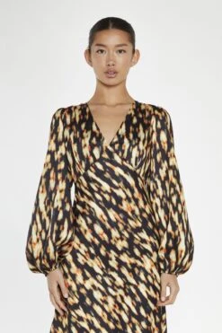 Glamorous Digital Tie-Dye V-Neck Midi-Dress -Glamorous Shop d2bbee27 3e44 4091 adb2 beabea8bc49d