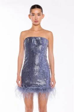 Glamorous Blue-Sequin Feather-Hem Mini-Dress 8 Glamorous Blue-Sequin Feather-Hem Mini-Dress -Glamorous Shop d74f663d 2cf8 4a37 9dc0 83064498d00b