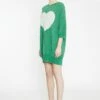 Glamorous Green White Glitter Heart Sweater Mini-Dress -Glamorous Shop d8ec221e e617 4a61 9ffd 3a9c26882fb3