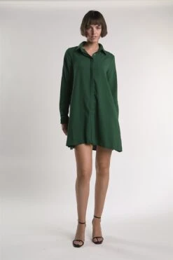 Glamorous Dark-Green Long-Sleeve-Button-Front Mini-Shirt Dress 11 Glamorous Dark-Green Long-Sleeve-Button-Front Mini-Shirt Dress -Glamorous Shop e4bf1b04 3e02 46fc 8c7f 1c33734884db
