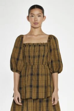 Glamorous Olive-Check Tiered Maxi-Dress -Glamorous Shop e6407a19 980a 4cd9 8ee7 ae7277437601