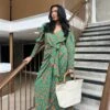 Glamorous Green-Orange Leopard Wrap Midi-Dress 1 Glamorous Green-Orange Leopard Wrap Midi-Dress -Glamorous Shop eb223cb4 39e2 4374 8090 25b09292953f