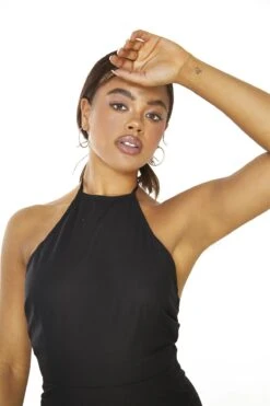 Glamorous Black Halterneck Mini-Dress -Glamorous Shop ed4a05fc 5906 4f7e 9519 bb01636bb02e