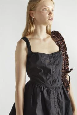 Glamorous Black Button Front Pleated Mini-Dress -Glamorous Shop f30bf902 1a2e 4765 a5b5 df588f4eaff7