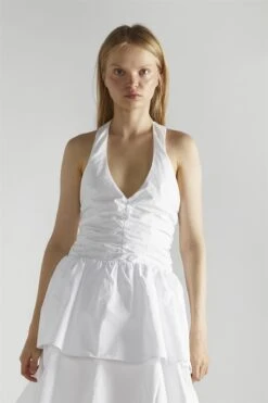 Glamorous White Tiered Midaxi-Dress -Glamorous Shop f364fe53 0129 468b 940e 9490757a4ca7