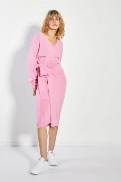 Glamorous Candy Wrap Jumper Midi-Dress -Glamorous Shop f64e277f fa4f 482a 9945 7a04581978c0