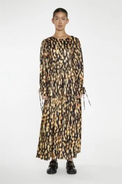 Glamorous Digital Tie-Dye Oversized Tie-Front Maxi-Dress