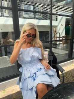 Glamorous Light Blue Tiered Pleated Mini-Dress 19 Glamorous Light Blue Tiered Pleated Mini-Dress -Glamorous Shop fb1bb4bc 4ec3 42f9 9c4a 66c02e739a6b