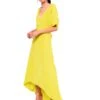 Glamorous Lime V- Neck Wrap Midi Dress 1 Glamorous Lime V- Neck Wrap Midi Dress -Glamorous Shop p GS0113 lm 01